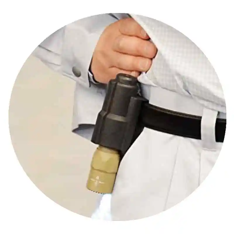 Funda táctica para linterna, cinturón de cintura, linterna militar, soporte de iluminación, accesorios de caza de supervivencia - imagen 2