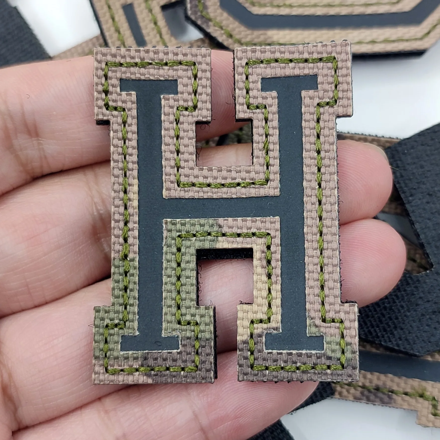 Parche táctico bordado nombre personalizado militar para uniforme