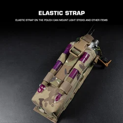 Bolsa táctica MOLLE para radio walkie talkie