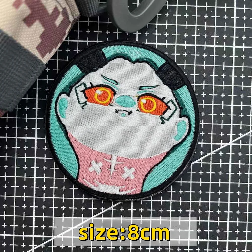 Parches bordados de chica rusa para ropa, insignia de moral ucraniano, mochila, gancho y bucle militar táctico, pegatinas, brazalete Cobra - imagen 3