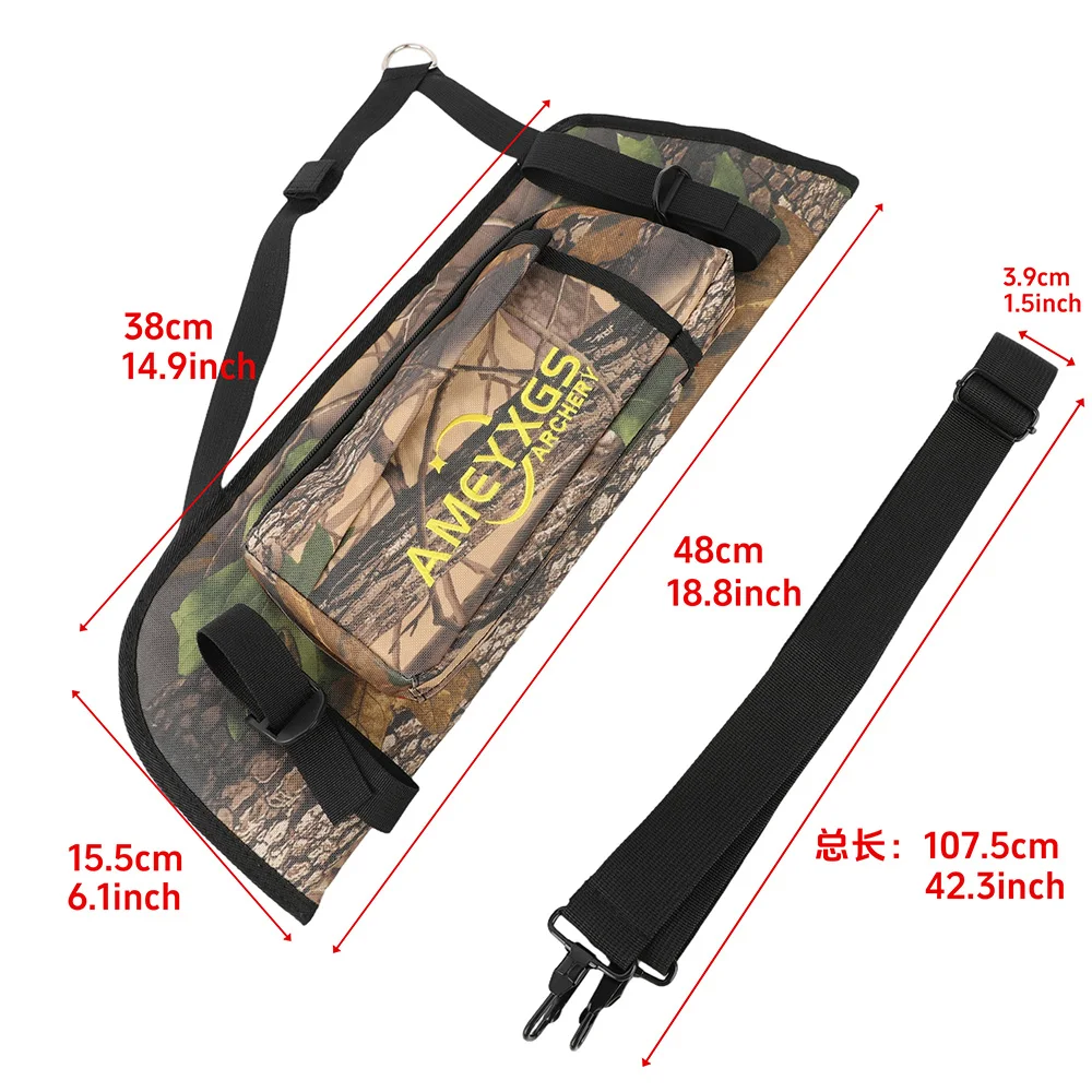 Carcaj arco recurvo tela Oxford ligero y portátil para arquería - imagen 5