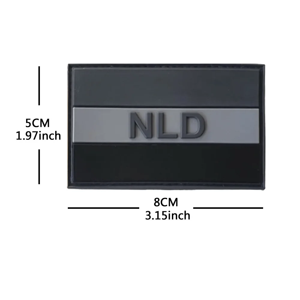 Insignia de accesorio para bolsa al aire libre, entusiasta militar, bandera alemana DEU de PVC, chaqueta DIY, mochila, parche de gancho y bucle - imagen 5