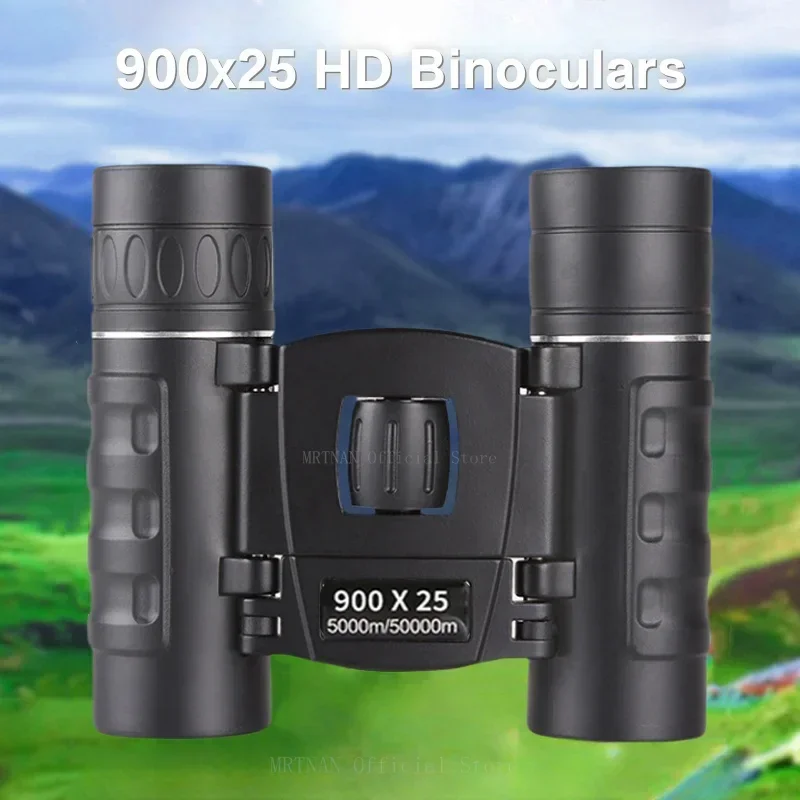 900X25 portátil Hd Zoom 5000M/50000M binoculares telescopio potente plegable visión de larga distancia caza deportes de acampada al aire libre - imagen 2