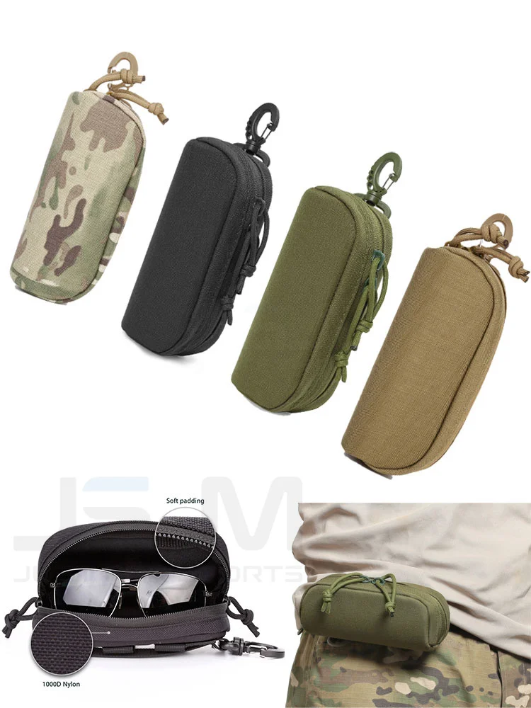 Funda táctica MOLLE para gafas – Resistente a impactos y EDC
