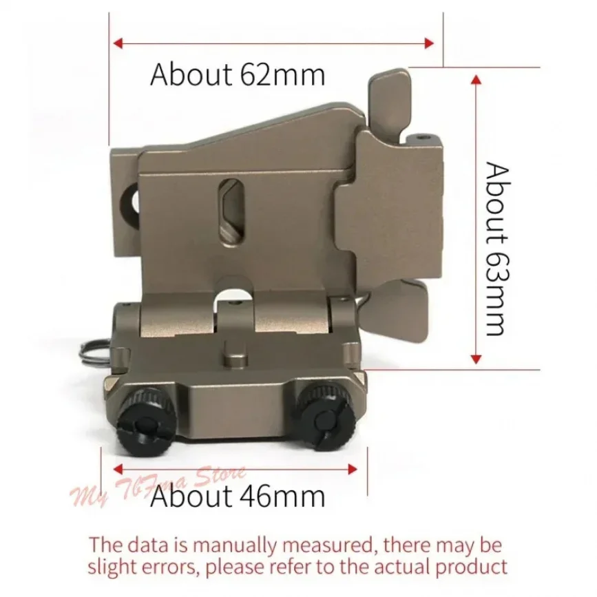 FMA Lupa de mira G33 con montaje abatible - soporte tactico avanzado - imagen 2