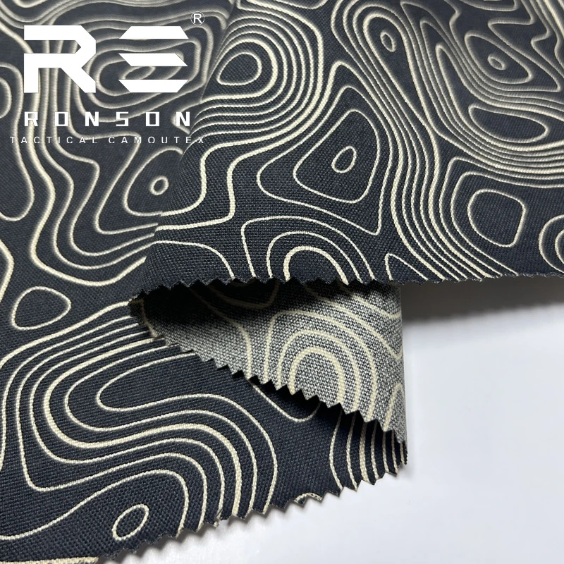 Tela de camuflaje para terreno, tela de nailon 500D, impermeable, resistente a la abrasión, chaleco táctico artesanal, color negro/verde