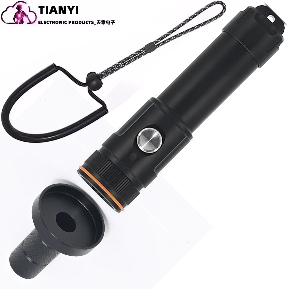 Tubo de haz macro de buceo T21, luz de relleno para fotografía, luz de buceo impermeable, carga USB subacuática, luz de relleno de buceo de 100m - imagen 3