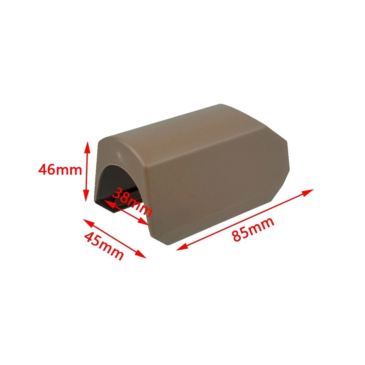 Carrillera AR15/M4 con elevador trasero nylon liberación rápida - imagen 3