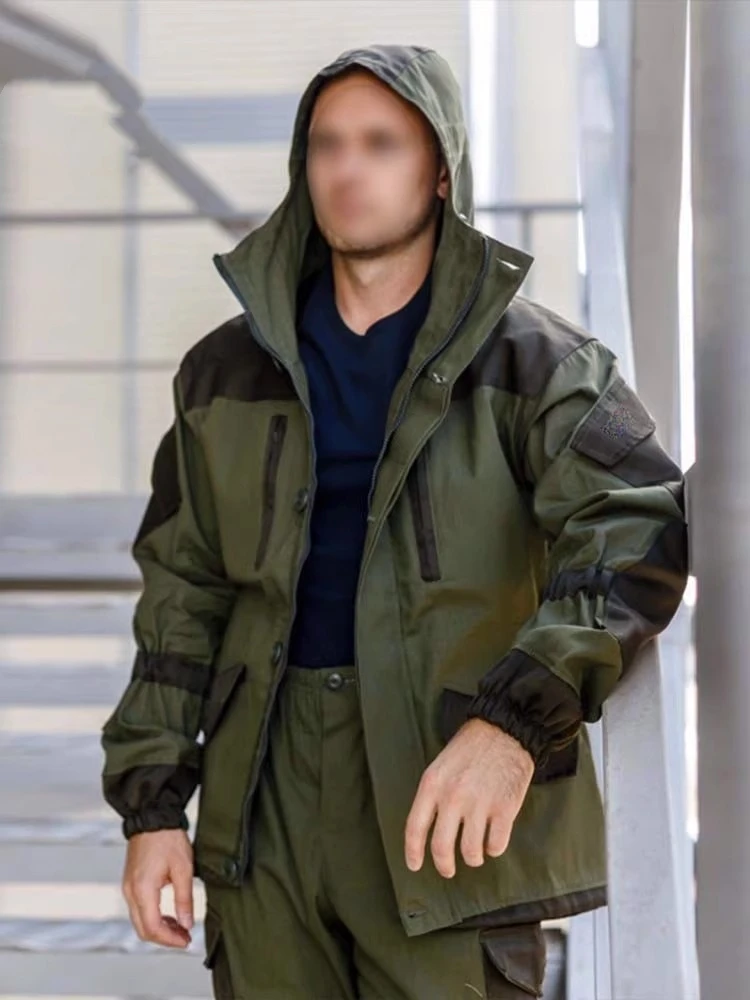 Conjunto de traje de combate de GORKA-5 para hombre, traje de combate de caza al aire libre, chaqueta rusa, uniforme de trabajo de caza, SMTP E7 - imagen 3
