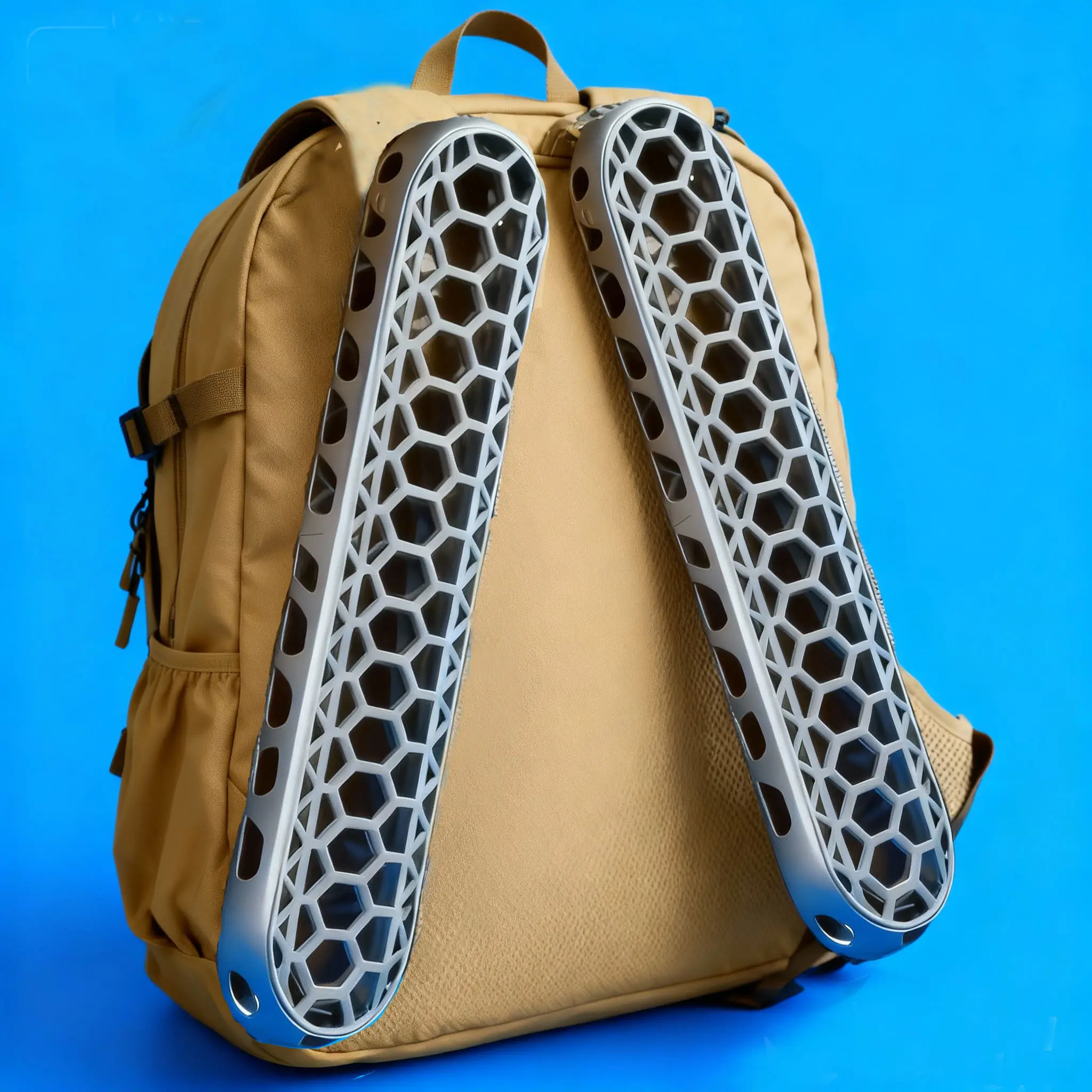 Almohadilla transpirable 3D hueca para mochila ultraligera - imagen 2