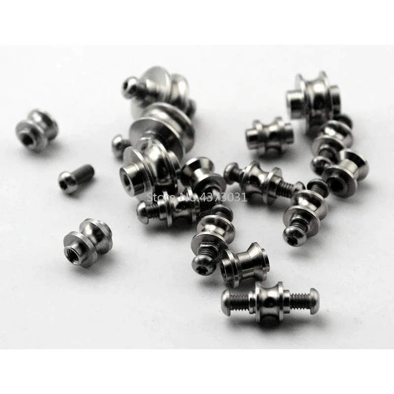 2 piezas DIY cuchillo plegable soporte eje tornillo cuchillo plegable Backspacer herramienta de separación accesorios de fabricación tornillos - imagen 2