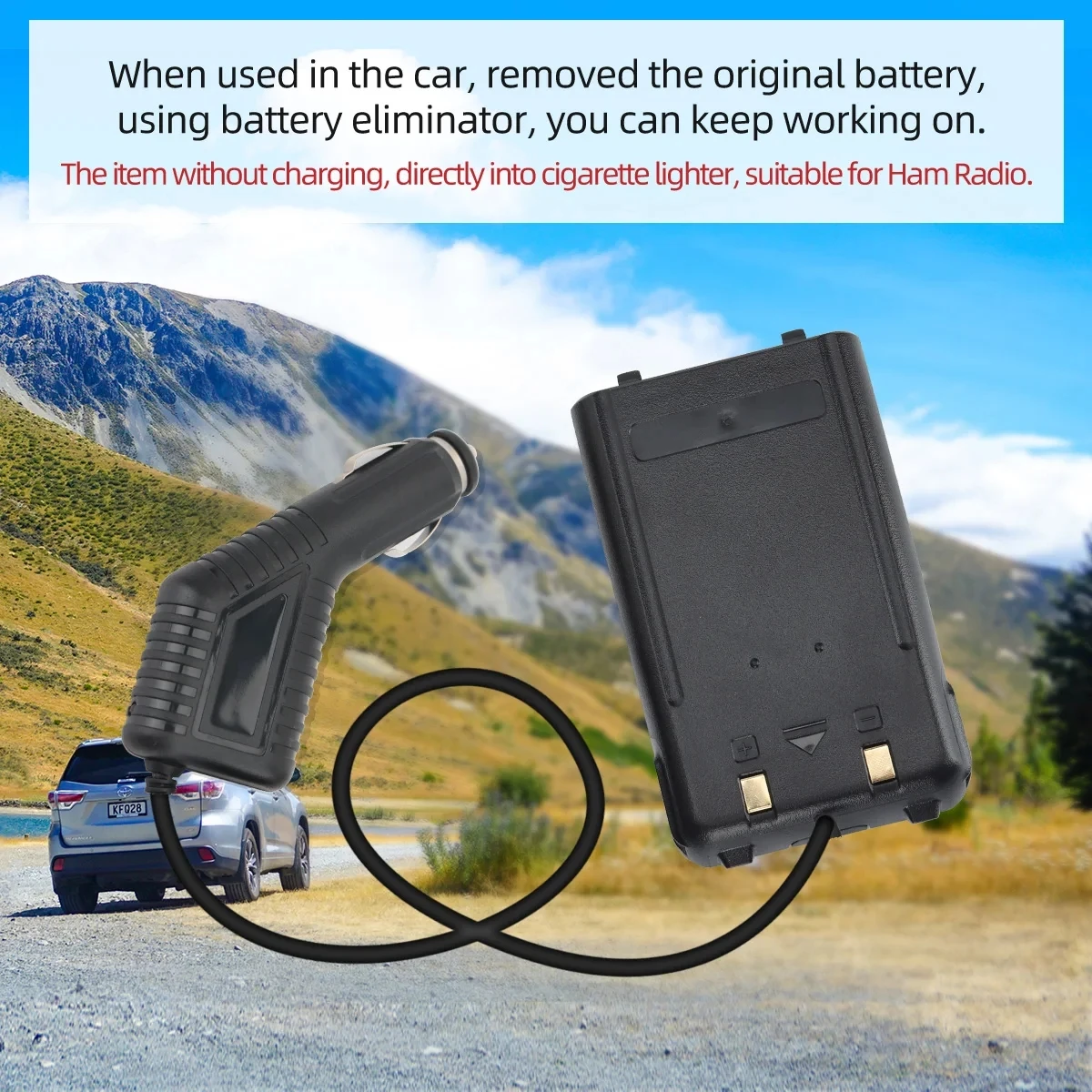BAOFENG UV-S9 cargador de coche para walkie talkie bidireccional - imagen 5