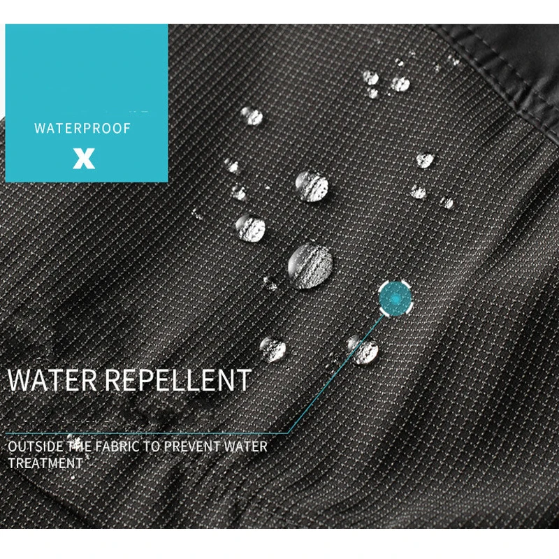 Pantalones finos elásticos de verano al aire libre para hombre, Softshell, senderismo, escalada, senderismo, Camping, pesca, pantalones de entrenamiento deportivos de gran tamaño - imagen 4