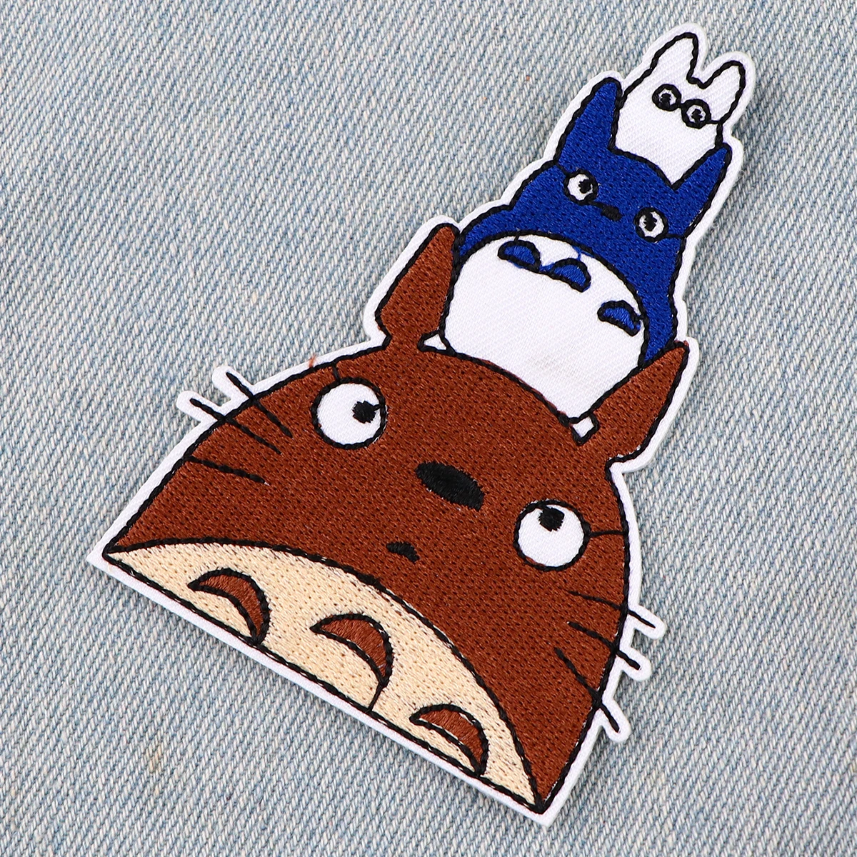 Parches bordados de gato de Anime para ropa, parches para ropa, dibujos animados DIY, parche para planchar en pegatinas para ropa - imagen 4