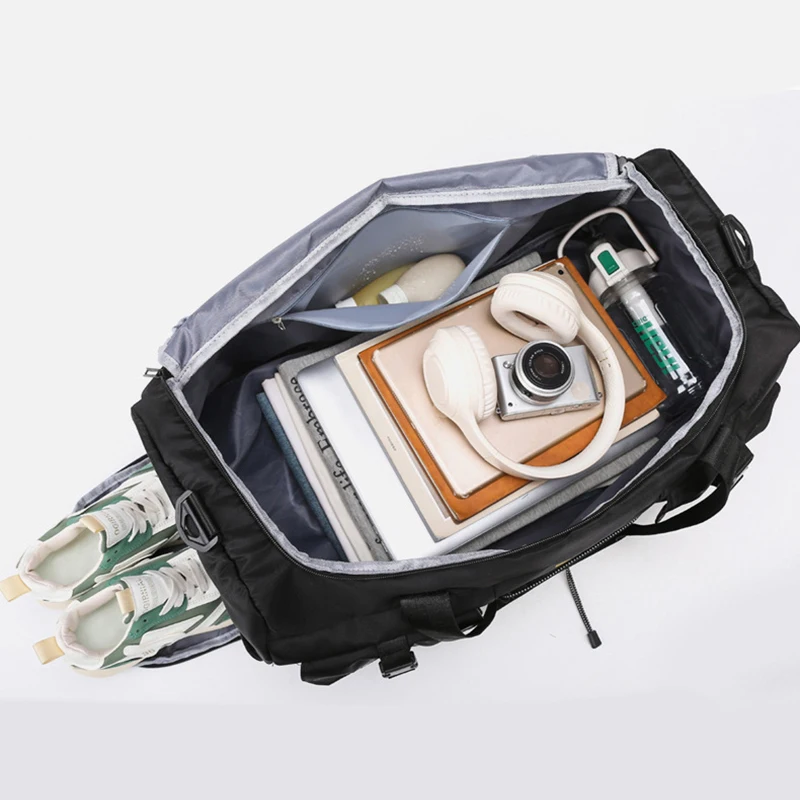 Bolsa de viaje de gran capacidad para gimnasio, deportes, Fitness al aire libre, Fitness, Yoga, bolso de equipaje, bolso de hombro de fin de semana Boston - imagen 5