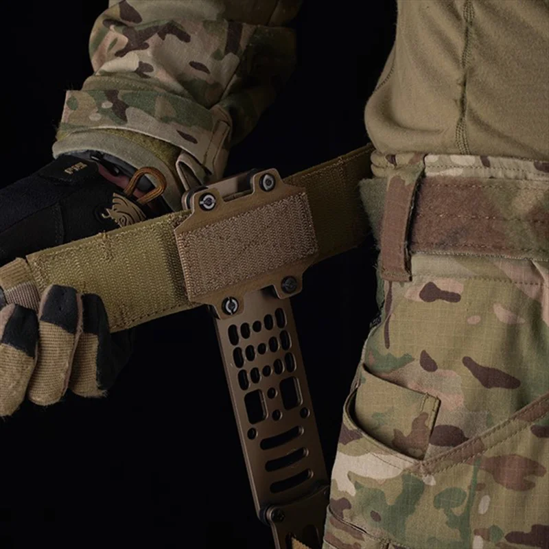 Adaptador táctico MHA, gancho de puente y bucle, adaptador de funda de cinturón ligero, accesorio de placa de prensa de cinturón de perfil bajo para Airsoft - imagen 2