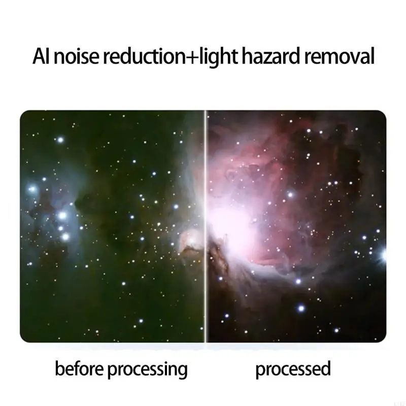 Telescopio astronómico inteligente con sistema posicionamiento automático, imágenes claras para entusiastas astronomía - imagen 5