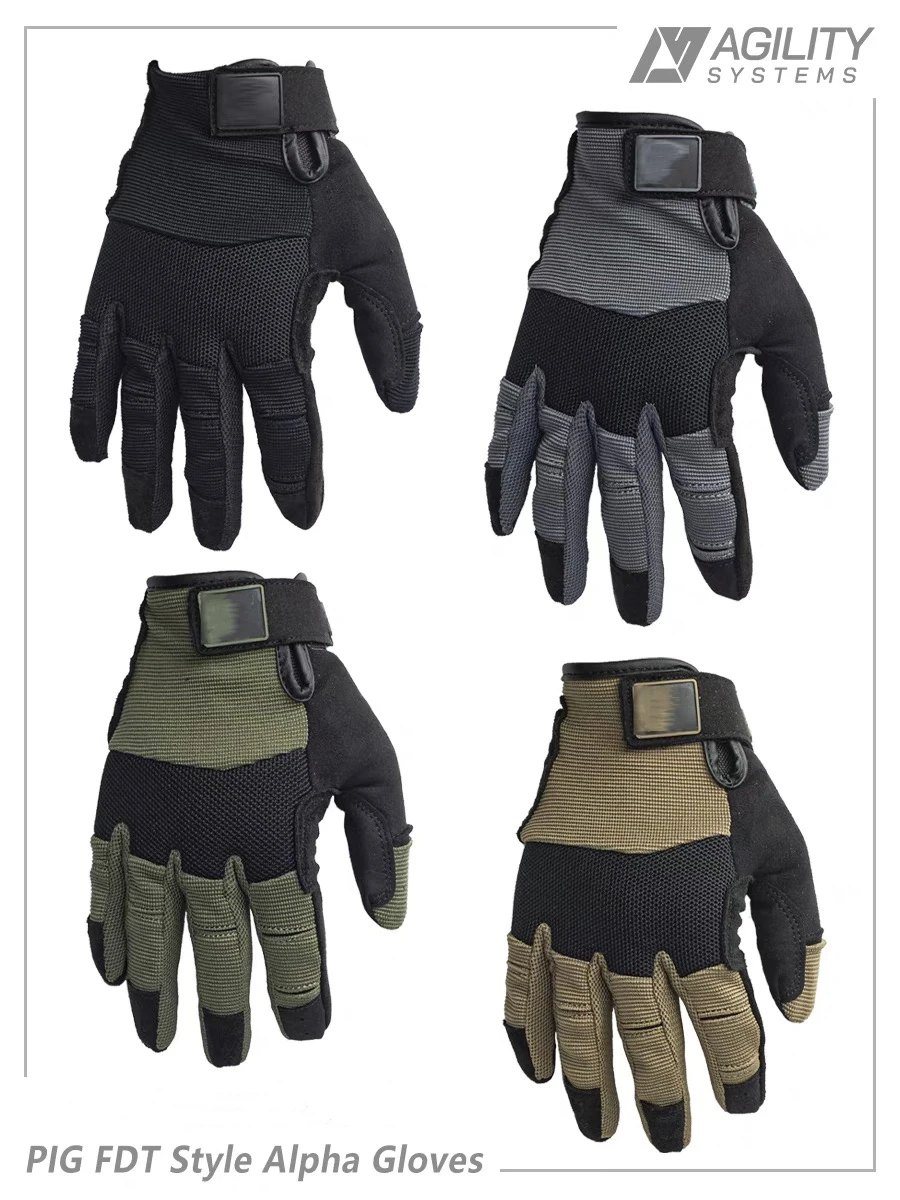 PIG FDT Style Alpha guantes tácticos para acampar al aire libre, equitación, transpirable, ligero, antideslizante, pantalla táctil - imagen 2