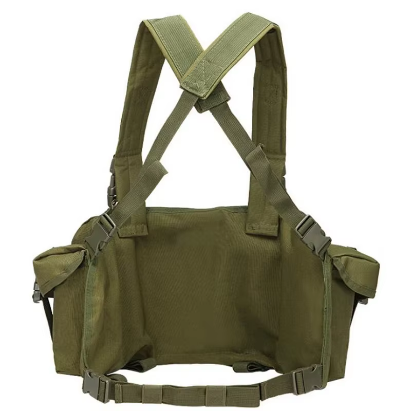 Chaleco táctico MOLLE para exteriores, caza y transporte de cargadores - imagen 3