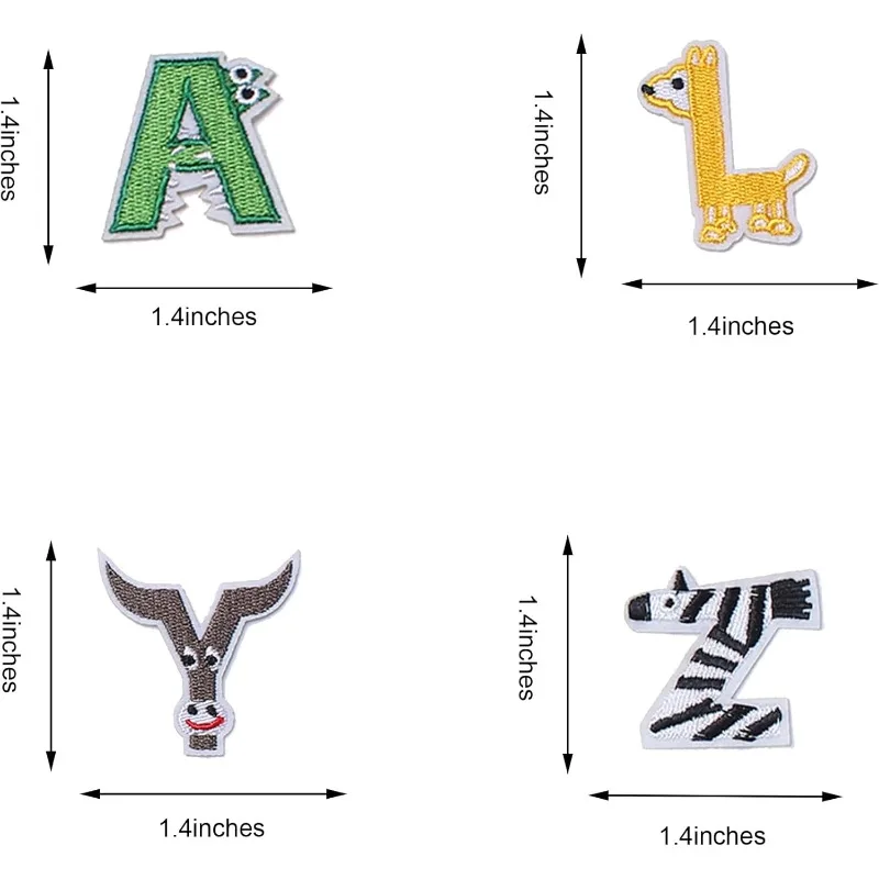 Parches de motociclista para ropa, apliques de nombre de letra para planchar, pegatina bordada a rayas para niños, parches vaqueros, insignias - imagen 5