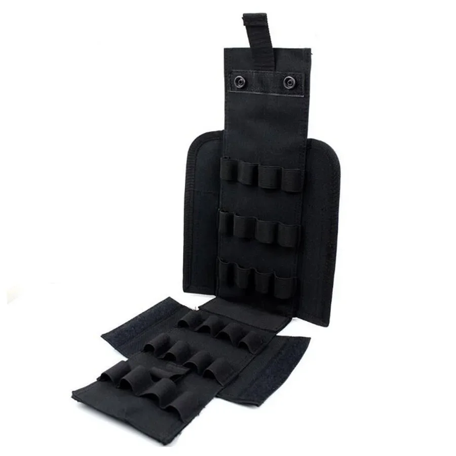 Bolsas de caza tácticas, 25 conchas Molle redondas de 12G, bolsas para revistas, soporte, cinturón, bolsa para balas - imagen 2