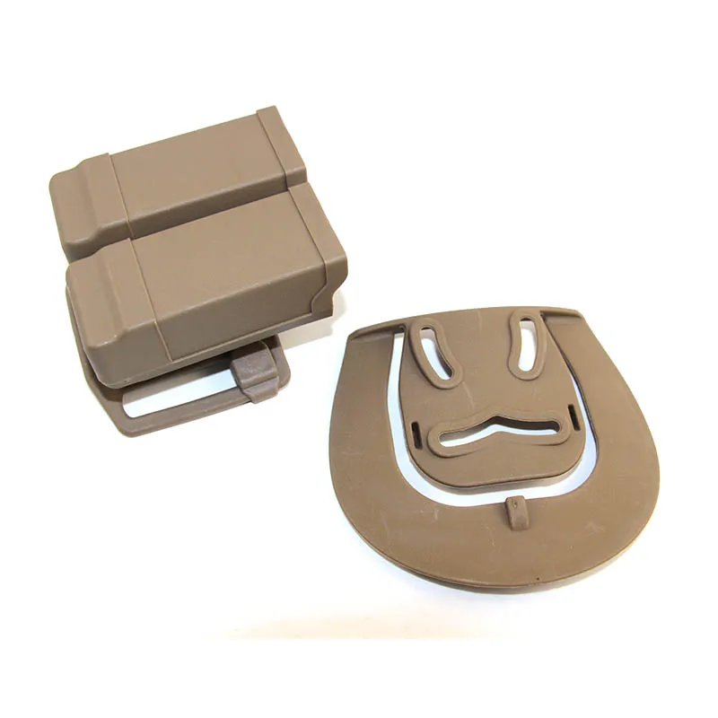 Bolsa táctica doble para revista Mag para G17 19 Beretta M92 Sig USP calibre 9mm.45 Bullet mags Clip funda para revista - imagen 5