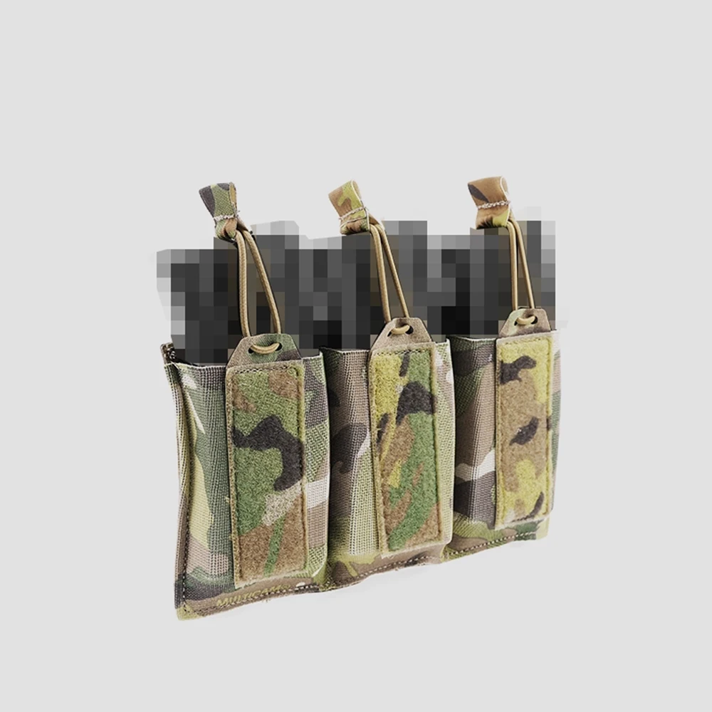 Chaleco táctico estilo SS Molle, bolsa elástica Triple Mag, bolsa multiusos 556 para kit de herramientas PH107 - imagen 3