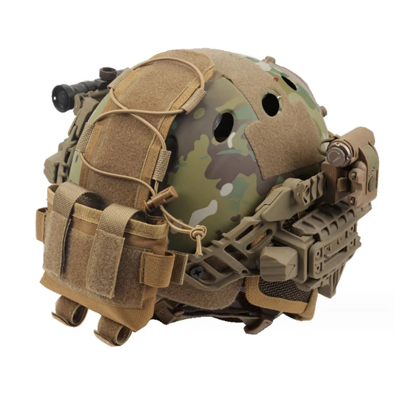 Bolsa táctica MK2, funda de batería para casco de camuflaje, caza, Airsoft, accesorios para casco, bolsa EDC para exteriores - imagen 3
