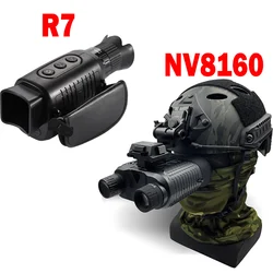 Binoculares visión nocturna R7 R18 R19 NV8000 NV8160 4X caza táctica