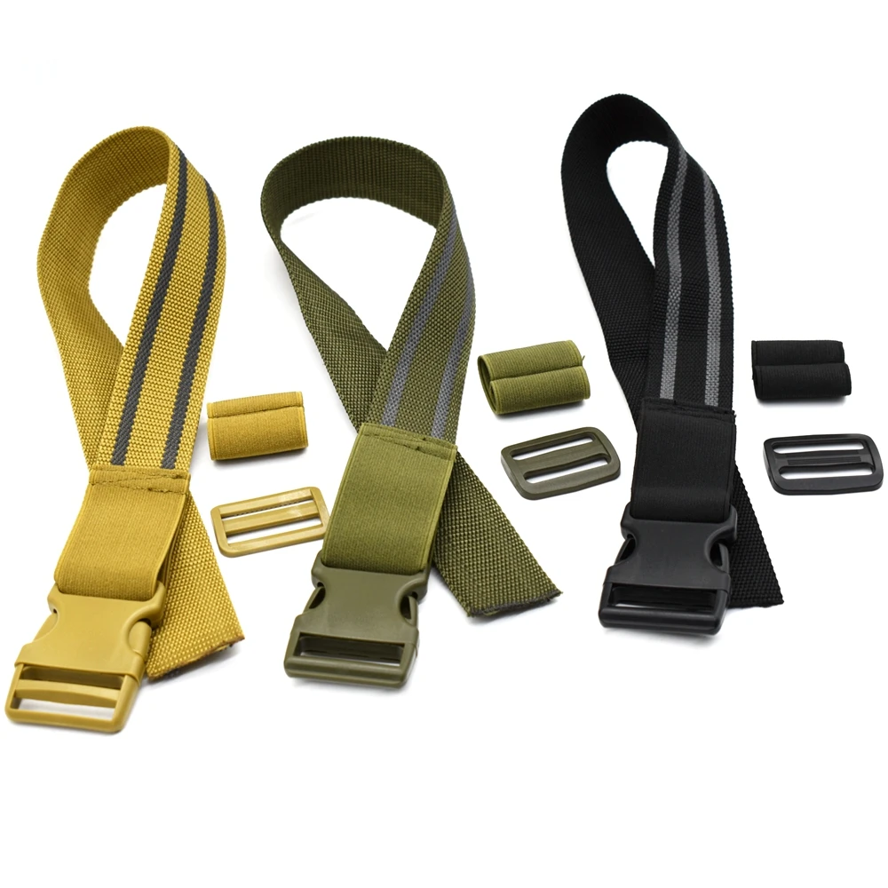 Correa táctica para el muslo de 1,5 ", banda para la pierna con hebilla de liberación rápida, Correa antideslizante para la pierna Airsoft, accesorios para la funda del cinturón - imagen 2