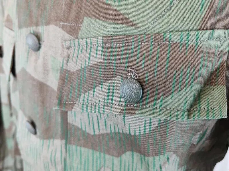 Accesorios de película de Cosplay, reenacto de película, conjunto de uniforme de campo M43 de camuflaje dividido alemán de la Segunda Guerra Mundial, top y pantalones - imagen 4