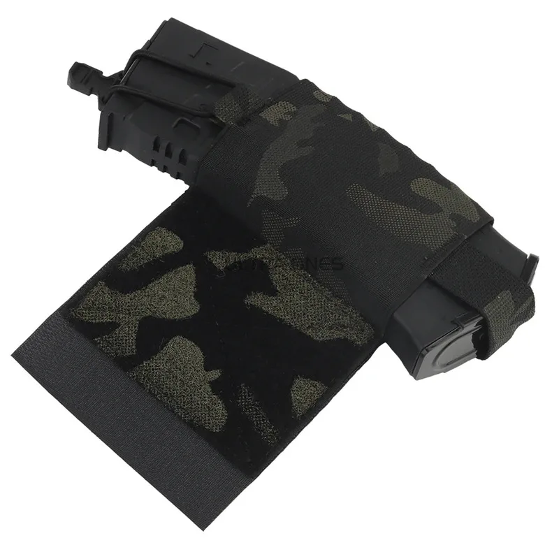 Chaleco táctico V2, bolsa de soporte elástico lateral, retención ajustable, paquete lateral de Radio, bolsa para revistas, accesorio - imagen 3