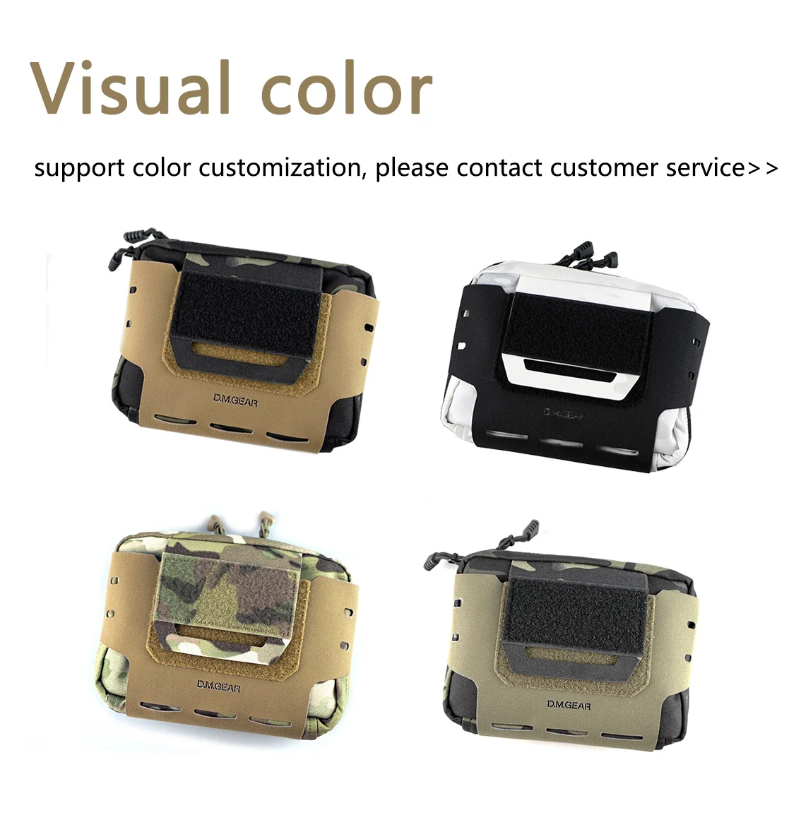 DMGear-bolsa médica táctica, equipo de caza de primeros auxilios, equipo para exteriores, juego de guerra, accesorio Airsoft, chaleco Horizontal para desorden al aire libre - imagen 5