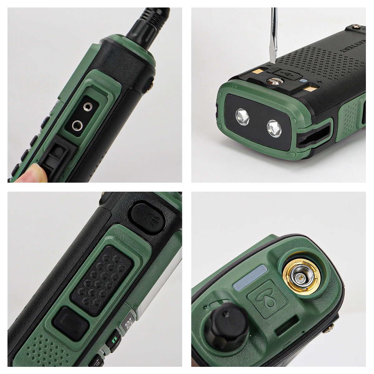 Baofeng UV-17 Pro V2 Tri Band Walkie Talkie Frecuencia de copia inalámbrica Largo alcance Tipo-C UV-5R UV-21 Pro Ham Radio bidireccional - imagen 5