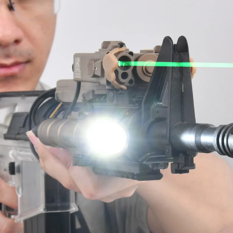 DBAL-A2 táctico versión simplificada Surefir M300A M600C juegos de linternas punto rojo indicador Airsoft apto para riel láser de caza de 20mm - imagen 2