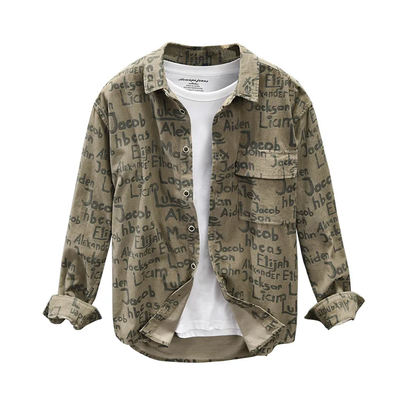 Camisa táctica estampada Hong Kong manga larga con forro - imagen 2