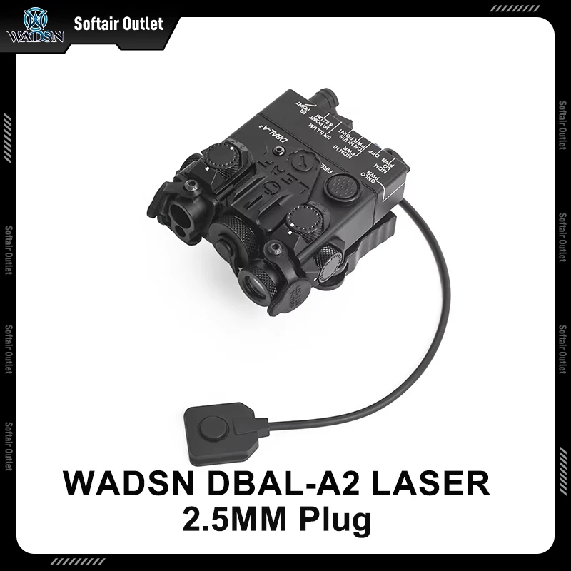 WADSN-interruptor remoto con enchufe de 2,5mm y 3,5mm, nuevo PEQ15 DBAL-A2 M3X, botón Mod de presión de mira láser, accesorio de caza apto para riel de 20mm - imagen 2