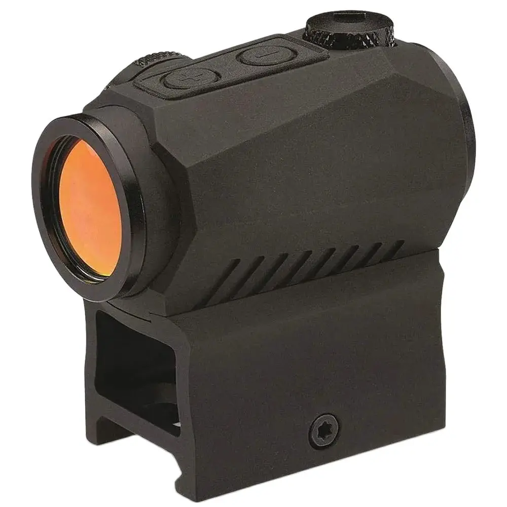 Vista réflex de punto rojo SSR5 2MOA, construcción de aluminio con soportes de riel Picatinny altos y bajos para tiro táctico - imagen 3