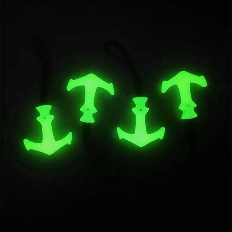 Cuerda luminosa con cremallera, Asa de estilo ancla de barco, bolsa táctica extraíble, antideslizante, anticaída, mochila extraíble, colgante, equipar - imagen 5