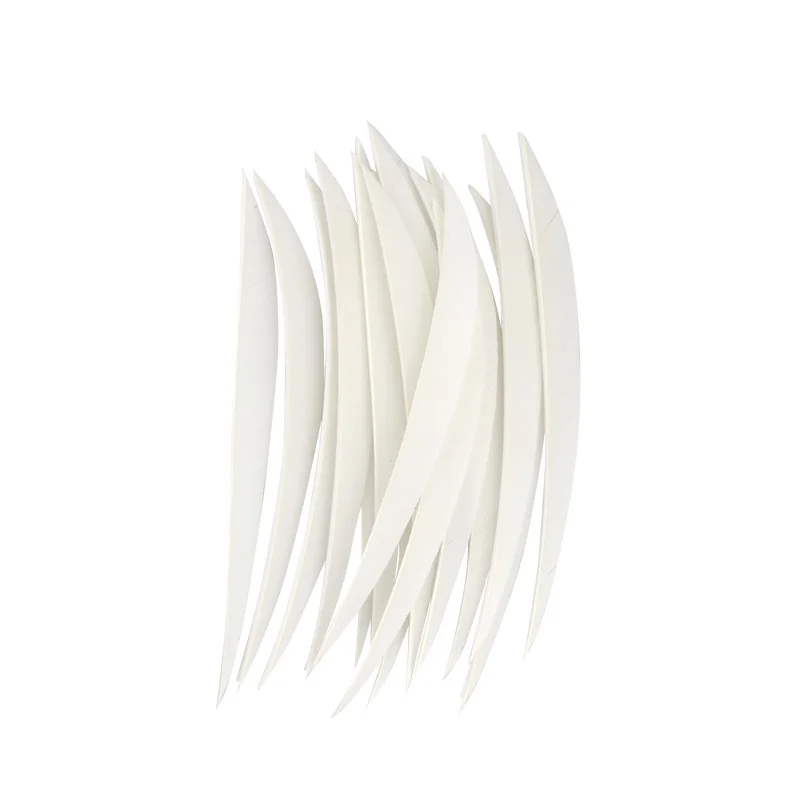 Flecha de tiro con arco de 5 pulgadas, pluma de pavo, ala derecha, 4 colores, bricolaje, flechas, eje, accesorios de caza para tiro al aire libre, 30/60 piezas - imagen 5