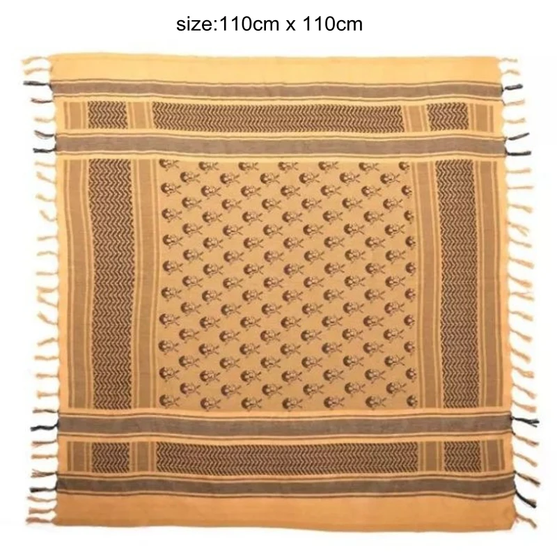 Shemagh-bufanda táctica militar para el cuello y la cabeza, pañuelo árabe para acampar al aire libre, ciclismo, chal, cubierta para el cuello - imagen 5