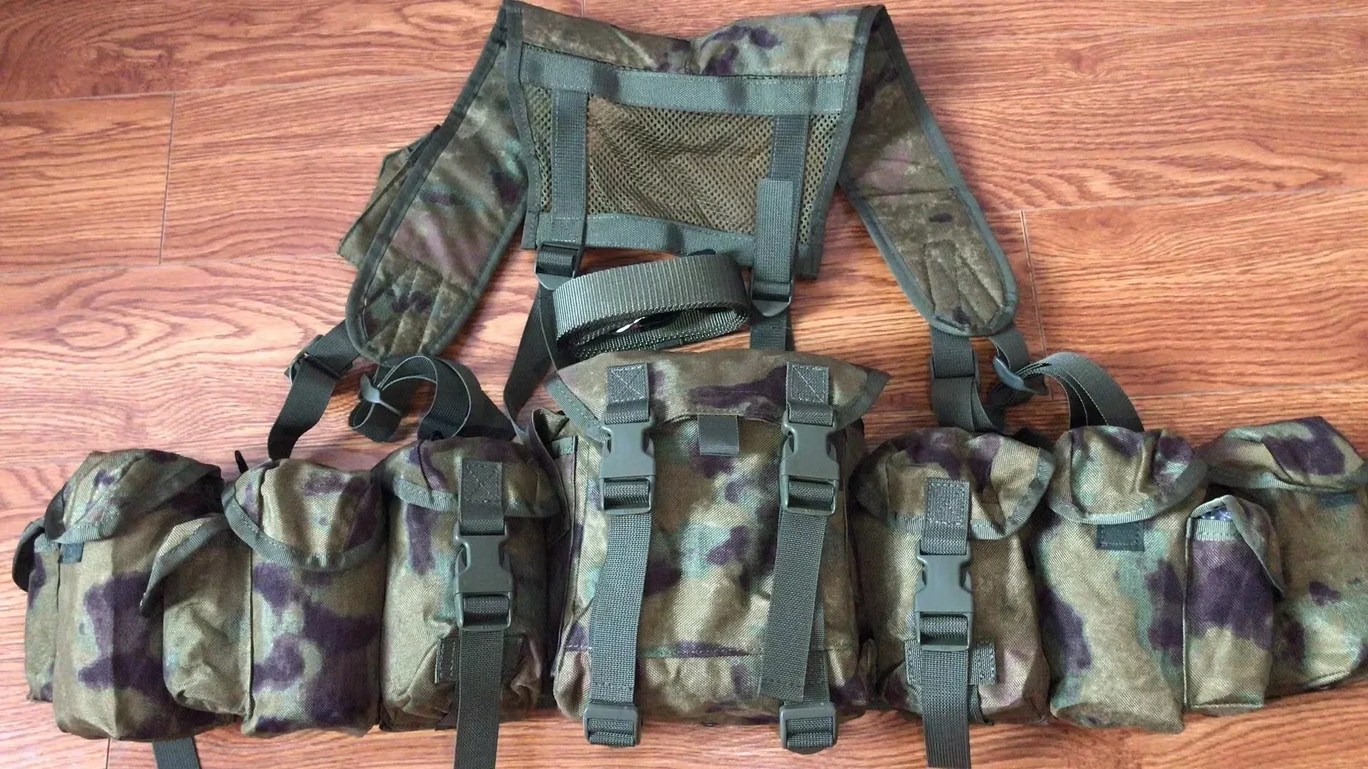 Nuevo M-1 de camuflaje ruso, conjunto de combinación de cintura de transporte, Emr ruso, pequeño hombre verde, colgante en el pecho, camiseta sin mangas táctica, combinación - imagen 4