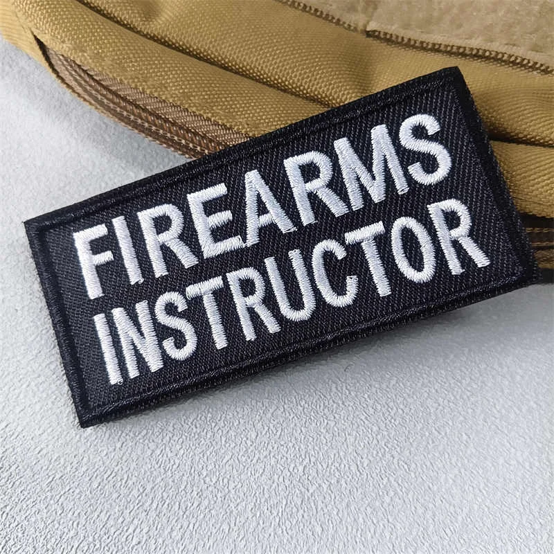 Parche de aislamiento de armas de fuego, parches de gancho y bucle bordados tácticos para ropa, sombrero, insignia de moral, mochila, chaleco, pegatina, brazalete