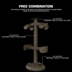 Accesorio de combinación libre Modular, soporte de exhibición táctico, accesorio para cinturones, equipo de exhibición en accesorios de caza