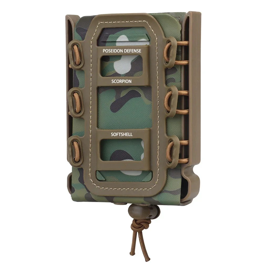 Nueva versión SCORPION SOFTSHELL 2,0 Molle revista bolsa funda Mag Carrier para Rifle AK AR M4 5,56 7,62.308 Airsoft AEG GBB