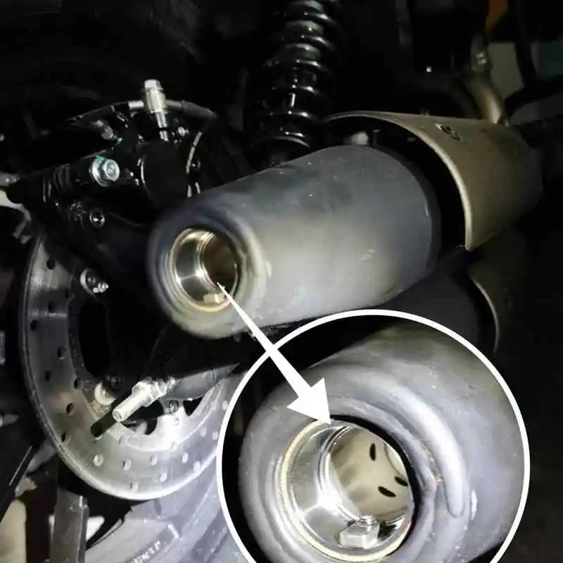 Silenciador de escape Reequipamiento universal extraíble para motocicleta - imagen 4