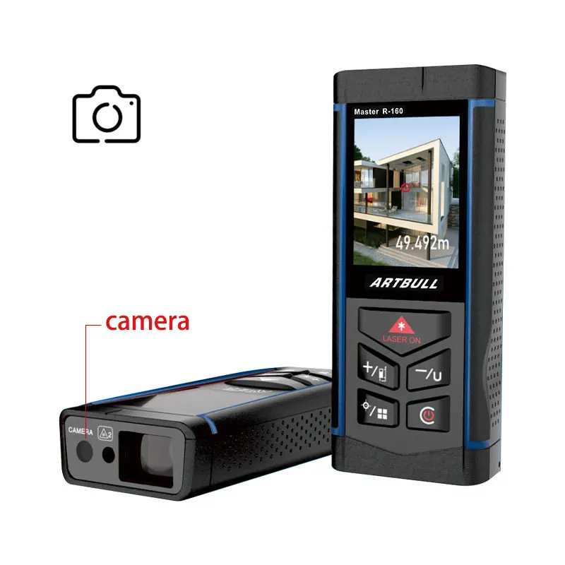 Telémetro láser verde de larga distancia, dispositivo con cámara, pantalla a Color, recargable, 200m, 100m - imagen 3