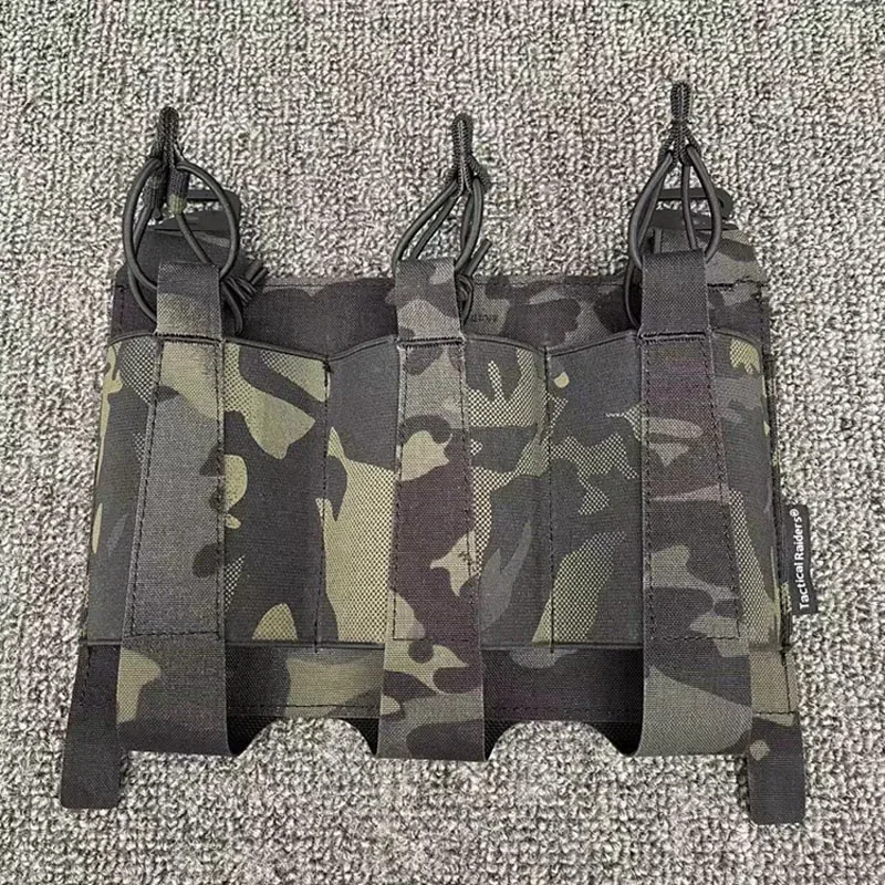 Chaleco táctico con corte láser, Panel de ataque frontal Triple, bolsa plana, placa de conversión de expansión elástica - imagen 5