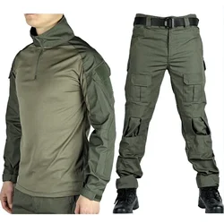 Traje táctico G3 para hombre, conjunto de piezas militares, uniformes de entrenamiento de caza, camisas y pantalones de senderismo, Kits de juegos de guerra de campo