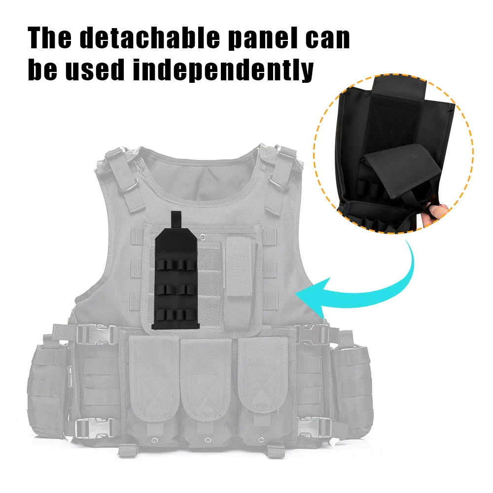 Bolsa táctica porta munición plegable para escopeta calibre 12/20GA - imagen 4
